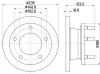 Bremsscheibe HELLA 8DD 355 101-471 Bild Bremsscheibe HELLA 8DD 355 101-471