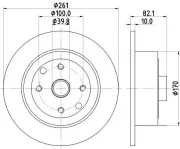 Bremsscheibe HELLA 8DD 355 101-671