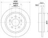 Bremsscheibe HELLA 8DD 355 102-261 Bild Bremsscheibe HELLA 8DD 355 102-261