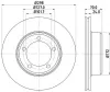Bremsscheibe HELLA 8DD 355 103-161 Bild Bremsscheibe HELLA 8DD 355 103-161