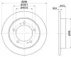 Bremsscheibe HELLA 8DD 355 103-611 Bild Bremsscheibe HELLA 8DD 355 103-611