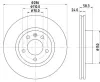 Bremsscheibe HELLA 8DD 355 103-721 Bild Bremsscheibe HELLA 8DD 355 103-721