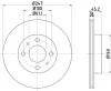 Bremsscheibe HELLA 8DD 355 105-931 Bild Bremsscheibe HELLA 8DD 355 105-931