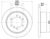 Bremsscheibe HELLA 8DD 355 106-221 Bild Bremsscheibe HELLA 8DD 355 106-221