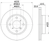 Bremsscheibe HELLA 8DD 355 106-231 Bild Bremsscheibe HELLA 8DD 355 106-231