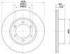 Bremsscheibe HELLA 8DD 355 106-241 Bild Bremsscheibe HELLA 8DD 355 106-241