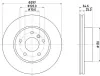 Bremsscheibe Vorderachse HELLA 8DD 355 106-271 Bild Bremsscheibe Vorderachse HELLA 8DD 355 106-271