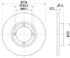 Bremsscheibe HELLA 8DD 355 107-011 Bild Bremsscheibe HELLA 8DD 355 107-011