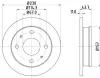 Bremsscheibe HELLA 8DD 355 107-171 Bild Bremsscheibe HELLA 8DD 355 107-171