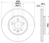 Bremsscheibe HELLA 8DD 355 107-251 Bild Bremsscheibe HELLA 8DD 355 107-251
