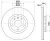 Bremsscheibe HELLA 8DD 355 127-571