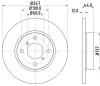 Bremsscheibe HELLA 8DD 355 108-211 Bild Bremsscheibe HELLA 8DD 355 108-211