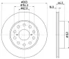 Bremsscheibe HELLA 8DD 355 108-711 Bild Bremsscheibe HELLA 8DD 355 108-711