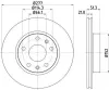 Bremsscheibe HELLA 8DD 355 108-901 Bild Bremsscheibe HELLA 8DD 355 108-901