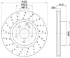 Bremsscheibe HELLA 8DD 355 127-941