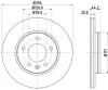 Bremsscheibe HELLA 8DD 355 109-701 Bild Bremsscheibe HELLA 8DD 355 109-701