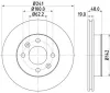 Bremsscheibe HELLA 8DD 355 111-431 Bild Bremsscheibe HELLA 8DD 355 111-431