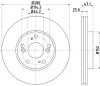 Bremsscheibe HELLA 8DD 355 118-761 Bild Bremsscheibe HELLA 8DD 355 118-761