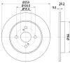 Bremsscheibe HELLA 8DD 355 113-601 Bild Bremsscheibe HELLA 8DD 355 113-601
