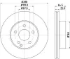 Bremsscheibe Vorderachse HELLA 8DD 355 113-861