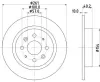 Bremsscheibe HELLA 8DD 355 114-081