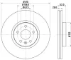 Bremsscheibe HELLA 8DD 355 129-511