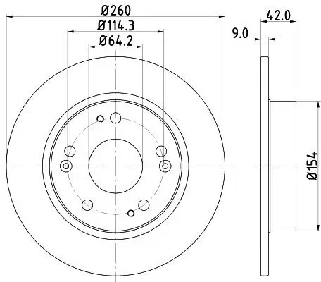 Bremsscheibe HELLA 8DD 355 118-991 Bild Bremsscheibe HELLA 8DD 355 118-991