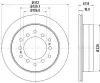 Bremsscheibe HELLA 8DD 355 114-861
