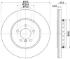 Bremsscheibe HELLA 8DD 355 123-231