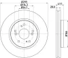 Bremsscheibe HELLA 8DD 355 115-941