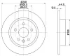 Bremsscheibe HELLA 8DD 355 116-581 Bild Bremsscheibe HELLA 8DD 355 116-581