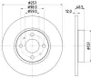 Bremsscheibe HELLA 8DD 355 117-931 Bild Bremsscheibe HELLA 8DD 355 117-931