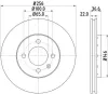 Bremsscheibe HELLA 8DD 355 118-261