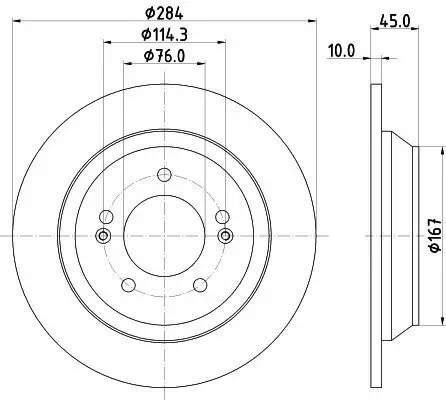 Bremsscheibe HELLA 8DD 355 120-471 Bild Bremsscheibe HELLA 8DD 355 120-471