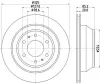 Bremsscheibe HELLA 8DD 355 122-311
