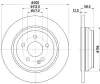 Bremsscheibe Hinterachse HELLA 8DD 355 122-441 Bild Bremsscheibe Hinterachse HELLA 8DD 355 122-441