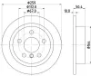 Bremsscheibe HELLA 8DD 355 123-491 Bild Bremsscheibe HELLA 8DD 355 123-491