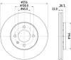 Bremsscheibe HELLA 8DD 355 125-391 Bild Bremsscheibe HELLA 8DD 355 125-391