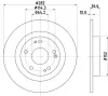 Bremsscheibe Hinterachse HELLA 8DD 355 131-901 Bild Bremsscheibe Hinterachse HELLA 8DD 355 131-901