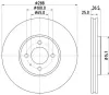 Bremsscheibe HELLA 8DD 355 131-991 Bild Bremsscheibe HELLA 8DD 355 131-991