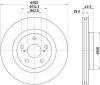 Bremsscheibe HELLA 8DD 355 135-241