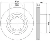Bremsscheibe HELLA 8DD 355 132-201