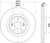 Bremsscheibe HELLA 8DD 355 134-871