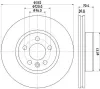 Bremsscheibe HELLA 8DD 355 135-011