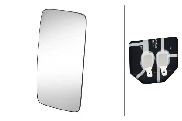 Spiegelglas, Außenspiegel 24 V beidseitig HELLA 9MX 563 716-032