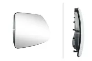 Spiegelglas, Außenspiegel 24 V rechts HELLA 9MX 564 357-002
