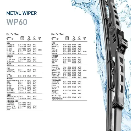 Wischblatt vorne HELLA 9XW 178 878-241 Bild Wischblatt vorne HELLA 9XW 178 878-241