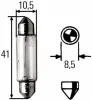 Glühlampe, Blinkleuchte 12 V 10 W C10W HELLA 8GM 002 091-131 Bild Glühlampe, Blinkleuchte 12 V 10 W C10W HELLA 8GM 002 091-131