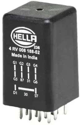Steuergerät, Glühzeit 12 V HELLA 4RV 008 188-521