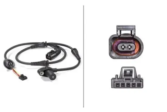 Sensor, Raddrehzahl 12 V Vorderachse links Vorderachse rechts HELLA 6PU 012 806-181 Bild Sensor, Raddrehzahl 12 V Vorderachse links Vorderachse rechts HELLA 6PU 012 806-181